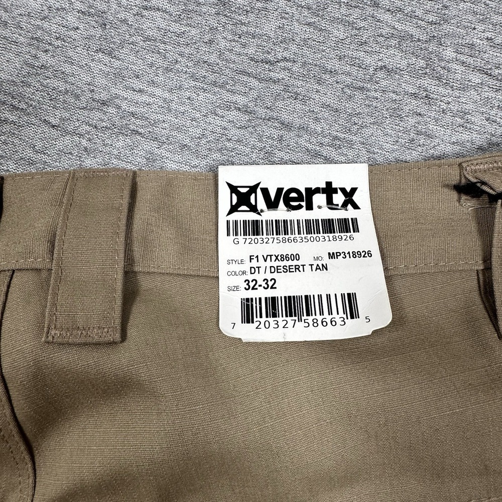 Vertx Pants Mens 32x32 Desert Tan Phantom Ops Ripstop Cargo Tactical Work - Picture 8 of 10